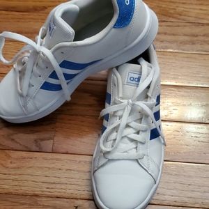 Little girl Adidas sneakers